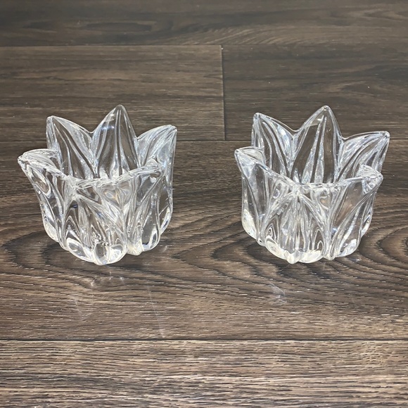 unknown Other - Vintage Glass Candle Holder